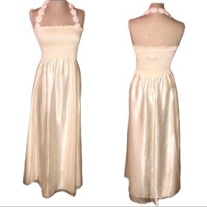 Nicole Michelle Maternity Smocked Maxi Dress